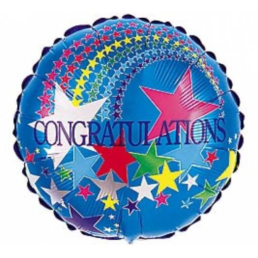 Congratulations Mylar (Blue)